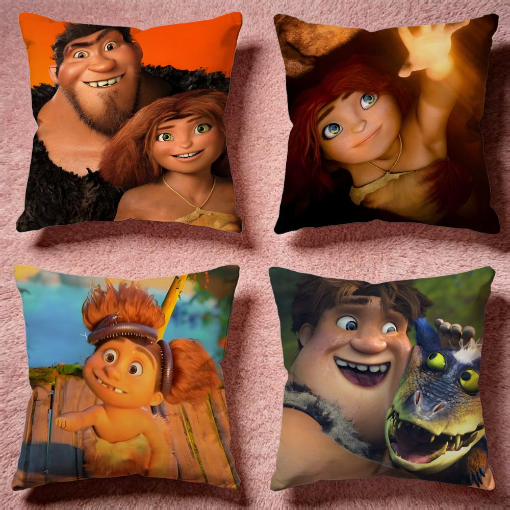Popular TThe Croodsable Cushion Cover Premium SkinFriendly Pillow Case MultiPurpose for Home Office Travel