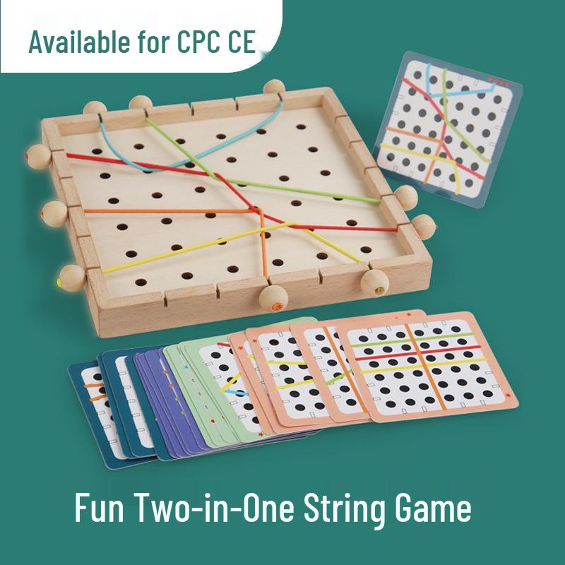

Children s Educational Lacing Board Game - Enhances Hands-on Skills