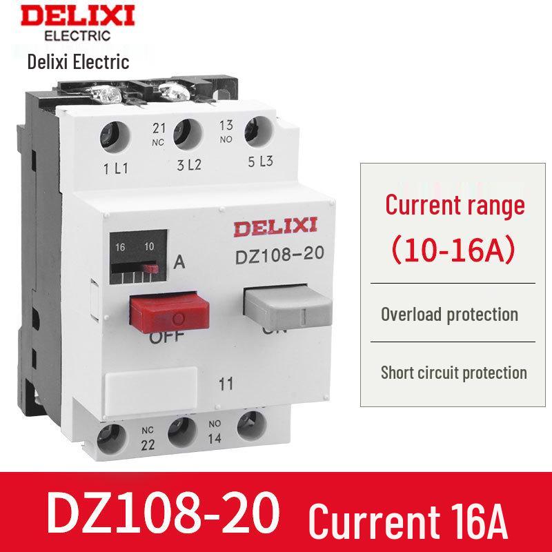 Delixi DZ108-20 Three-Phase Motor Protector Switch CDV2S Circuit Breaker CDP6-32