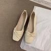 French Temperament Pearl Evening Breeze Gentle Single Shoes Women 2025 Spring New Mary Jane with Skirt Maternity Shoes Women