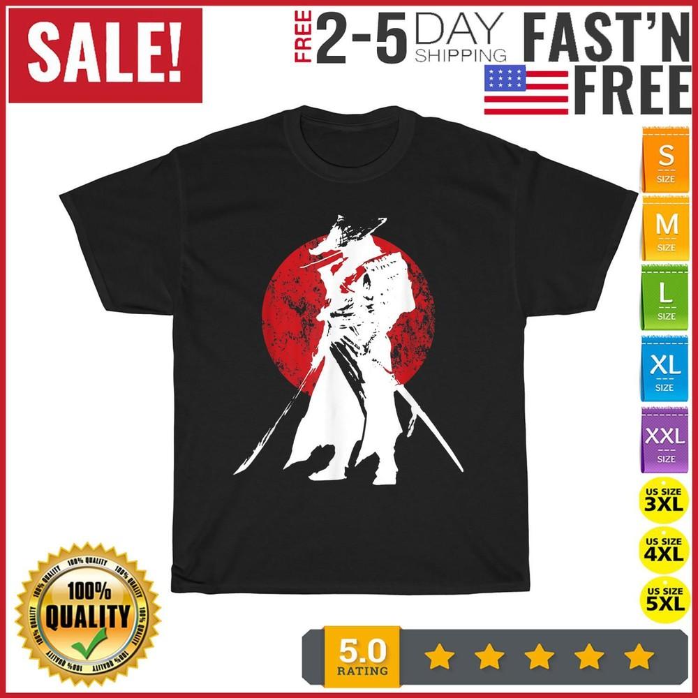 Japanese Samurai Retro Bushido Warrior Japan Sword Vintage T Shirt Men Women NEW