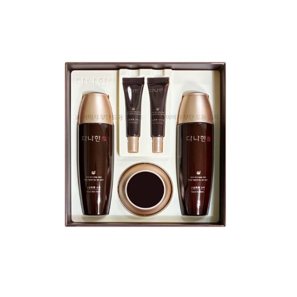 Danahan Goyul Special 5-Set - Premium Anti-Wrinkle & Elasticity Care (Skin 150ml + Emulsion 150ml + Cream 50ml + Essence 10ml + Eye Cream 10ml)