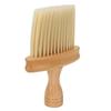 Barber Brush Neck Duster Nylon Bristles Simple Style Neck Duster with Wooden Handle Barber Brush for Hair Cutting