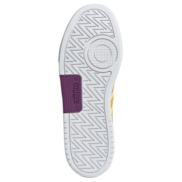 Adidas Neo D-Pad Classic Non-Slip Wear-Resistant Breathable Low-Top Skate Shoes Unisex Sneakers White Yellow Purple JI2564