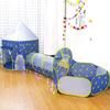 3 In 1 Tunnel Spaceship Tent House Play Toys Foldable Children Crawling Portable Ocean Pool Houses Toy Tents Photography Props
