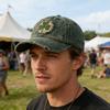 Distressed Washed Cotton Baseball Cap With Embroidered Patch - Retro Casual Hat For All Seasons