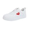 2025 New Women Fashion Love Little White Shoes Spring Breathable White Casual Sneakers Woman Designer Shoes Zapatos De Mujer
