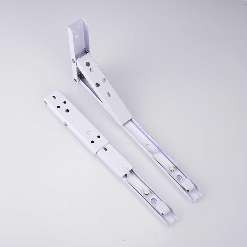Punch-Free Triangle Wall-Mounted Stainless Steel Folding Bracket Shelf