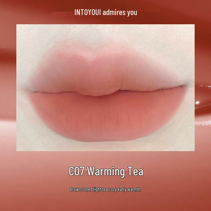 

INTO YOU High-Saturation Matte Velvet Lip Glaze - Non-Stick Cup