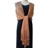 Cross-border Popular Gold and Silver Silk Shawl Flat Scarf Scarf Bridesmaid Dance Wedding Party Evening Dress Shawl Women