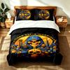 Golden State Warriors (23) 3-teiliges Set geeignet für Schlafzimmer weich und bequem ein ideales Geschenk für Familie und Freunde Enthält eine Bettdecke und