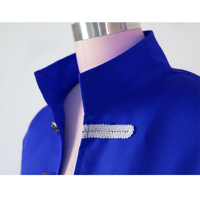 Men's Coat Solid Color Fashion Steampunk Carnival Fancy Dress Stage Dress Coat