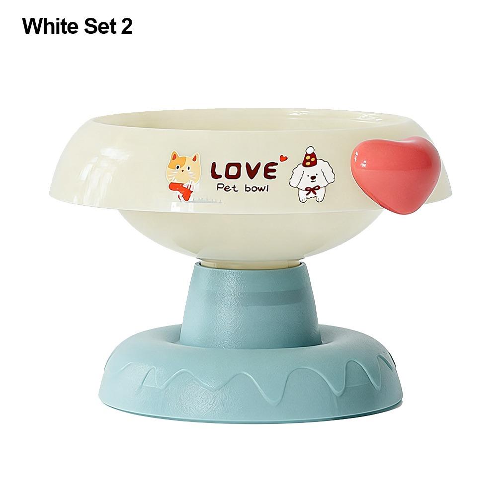 Non-slip Cat Food Bowl Elevated Cat Water Bowl Durable Cat Bowls  for Puppy Cat