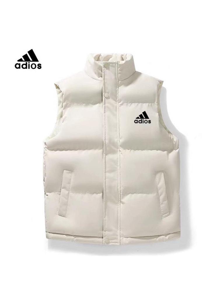 Unisex Große Größen Stehkragen Winter Mode Bedruckte Daunen-Baumwoll-Weste Jacke