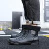 New  Waterproof Rain Shoes for Men Outdoor Anti Slip Fishing Boots Work Kitchen Wear-resistant Rain Shoes for Men Boots