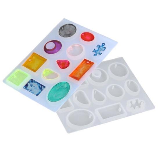 

Простая в использовании безопасная стильная гладкая силиконовая форма для литья эпоксидной смолы, форма для ювелирных изделий