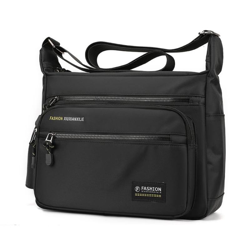 2024 Pánská taška Messenger Taška přes rameno Tašky přes rameno Men Small Sling Pack Do práce Business Vodotěsné batohy Oxford Tašky Satchel Peněženka