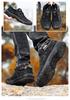 Men's Cowhide Hiking Shoes - Autumn/Winter, Soft Sole, Lace-up, Low-top, Outdoor Casual Travel Shoes