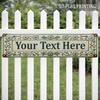 Vintage Custom Metal Sign DIY Plaque Wall Decor Gate Door Fence Porch Yard Decoration Only