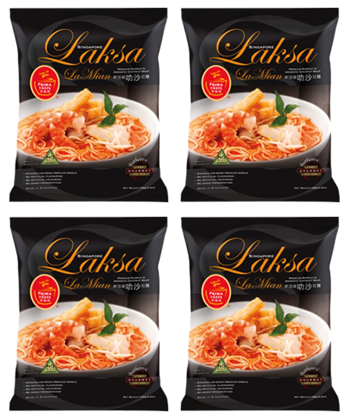 

Prima Taste Laksa Ramen 185g x 4 packs