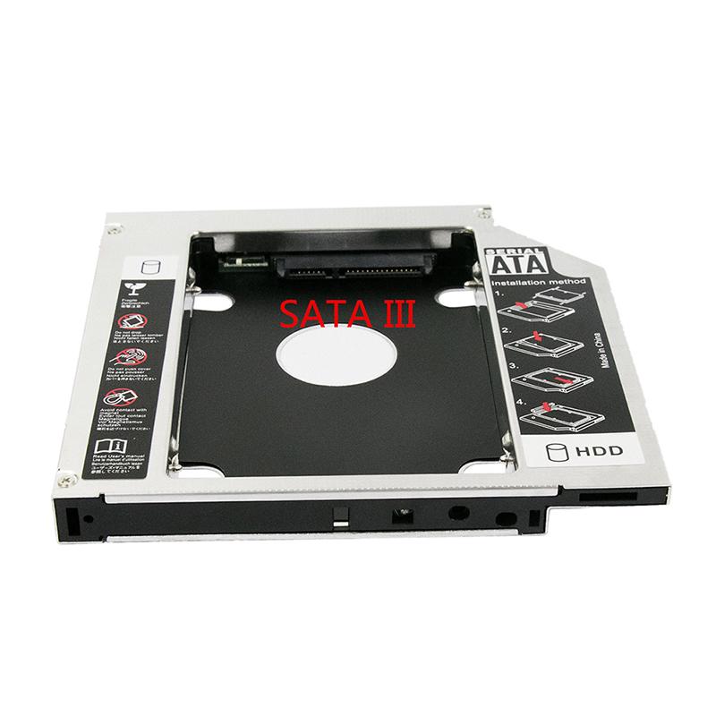 Universal 12.7Mm Sata 2Nd Ssd Hdd Hard Drive Caddy For Cd/Dvd-Rom Optical Bay Us