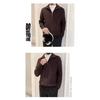 Spring 2024 Men's Sweater Patchwork Assorted Colors Skin-Friendly Fabric Fashion Versatile Top Casual Long-Sleeved Bottoming Shirt