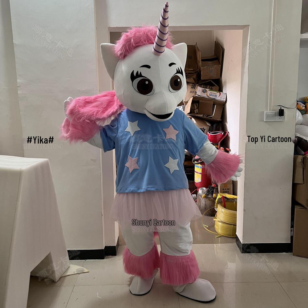 Unicorn Mascot Costume for Performances and Parties