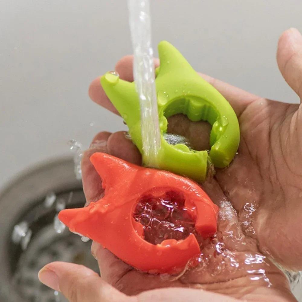 6pcs Pot Clip Pot Holder For Spoon Rest Silicone And Anti Scald Grip Easy Pot Fixed Clamp Kitchen Accessories Tools