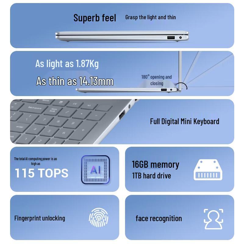 Dell 16Plus AIPC Laptop (CN version)