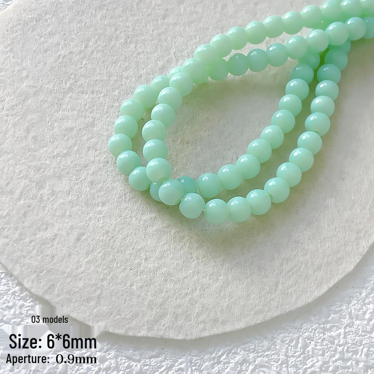 

Aoyama Festival Moon Lampwork Glass Beads DIY Jewelry Bracelet Materials