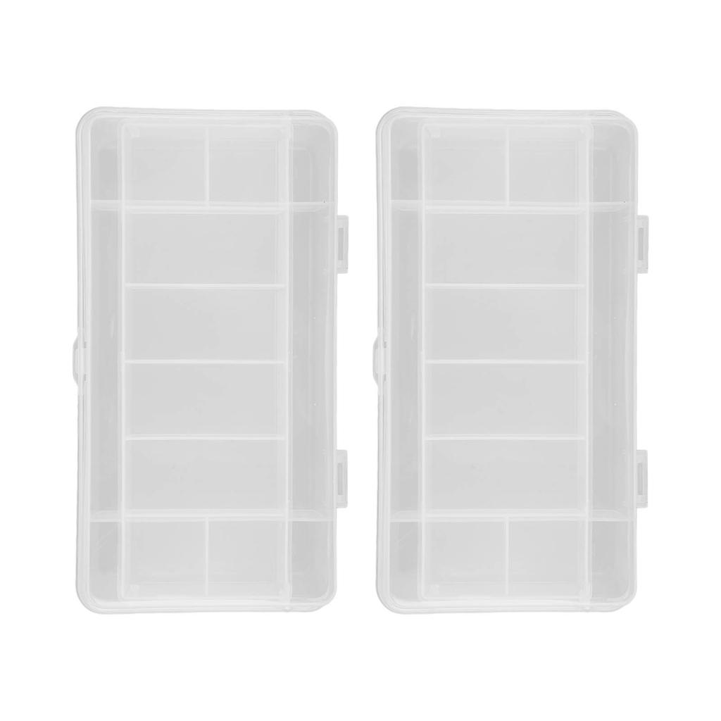2 Pcs Fishing Lure Bait Box Waterproof Lure Box Fishing Multifunctional Accessory Storage Box