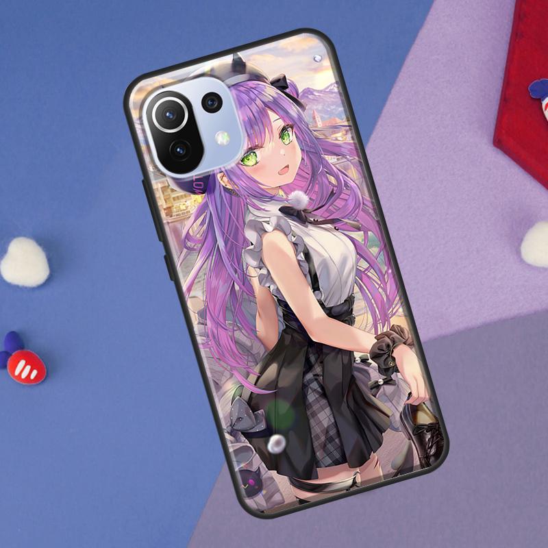 Tokoyami Towa Hololive Cover For Xiaomi 14 13 Ultra 11T 12T 13T 14T Pro POCO X7 Pro X3 X5 F3 F5 F6 M6 X6 Pro Case