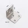 90° L-Shaped Stainless Steel Angle Bracket for Furniture and Shelves