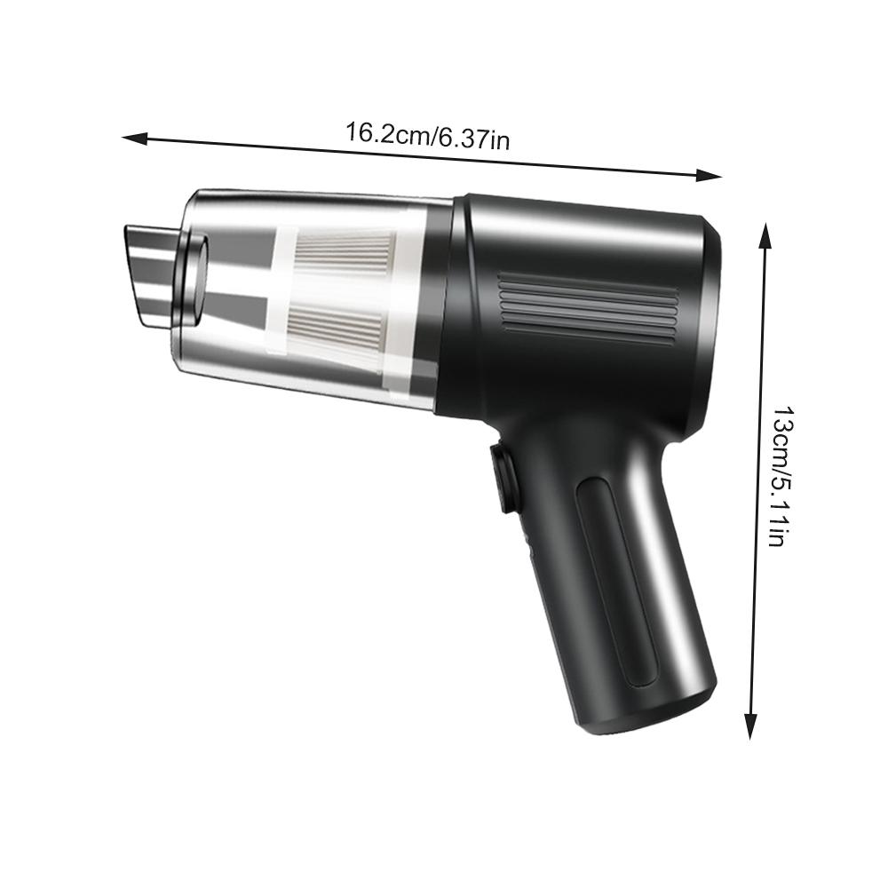Ασύροφη Ηλεκτρική Σκούπα Αυτοκινήτου Πολυλειτουργική Μίνι Φορητή Υψηλής Ισχύος Αναρρόφηση και Φύσημα Ενσωματωμένη Συσκευή Καθαρισμού