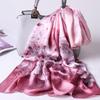 Sciarpa Lunga 100% Seta Donna Lusso Shawl in Raso di Seta Naturale Foulard Sottile Primaverile per Capelli Sciarpa da Collo in Vera Seta di Hangzhou