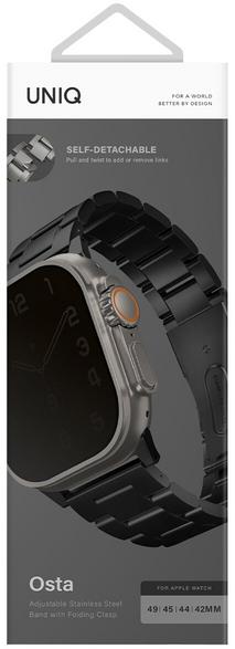 Uniq osta strap for apple watch 42/44/44/49mm black uniq-49mm-ostablk