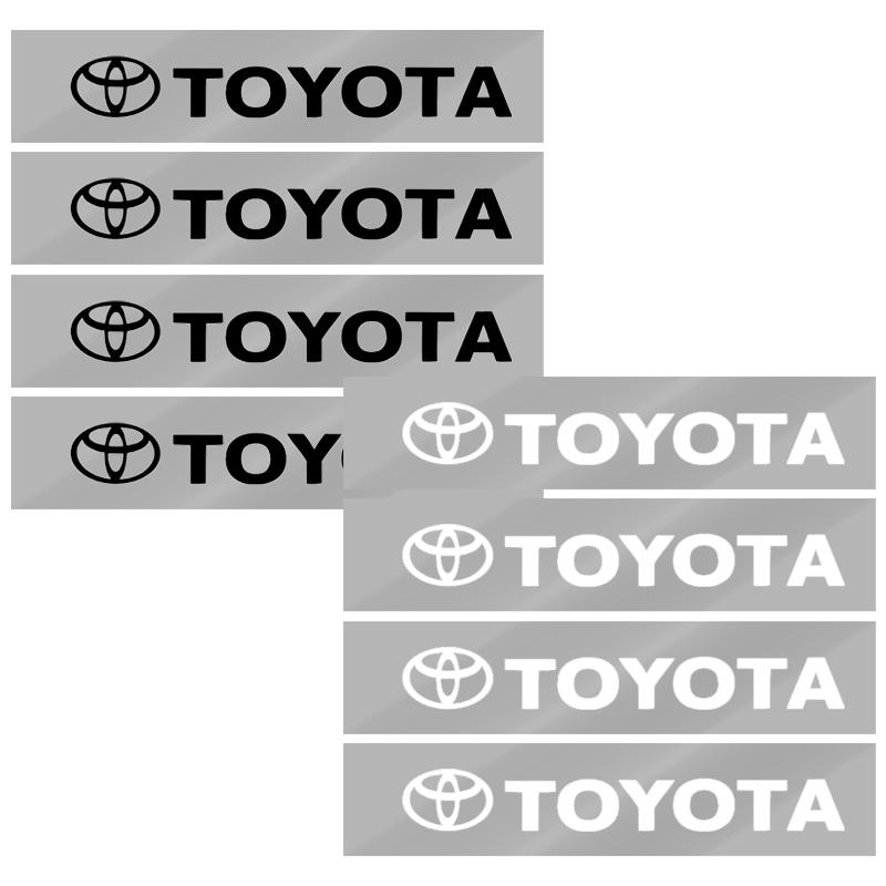 Car Door Sticker Carbon Fiber Scratches Auto Handle Protection Film for Toyota TRD GR Yaris Hilux Corolla Prius Avensis Emblem Auris
