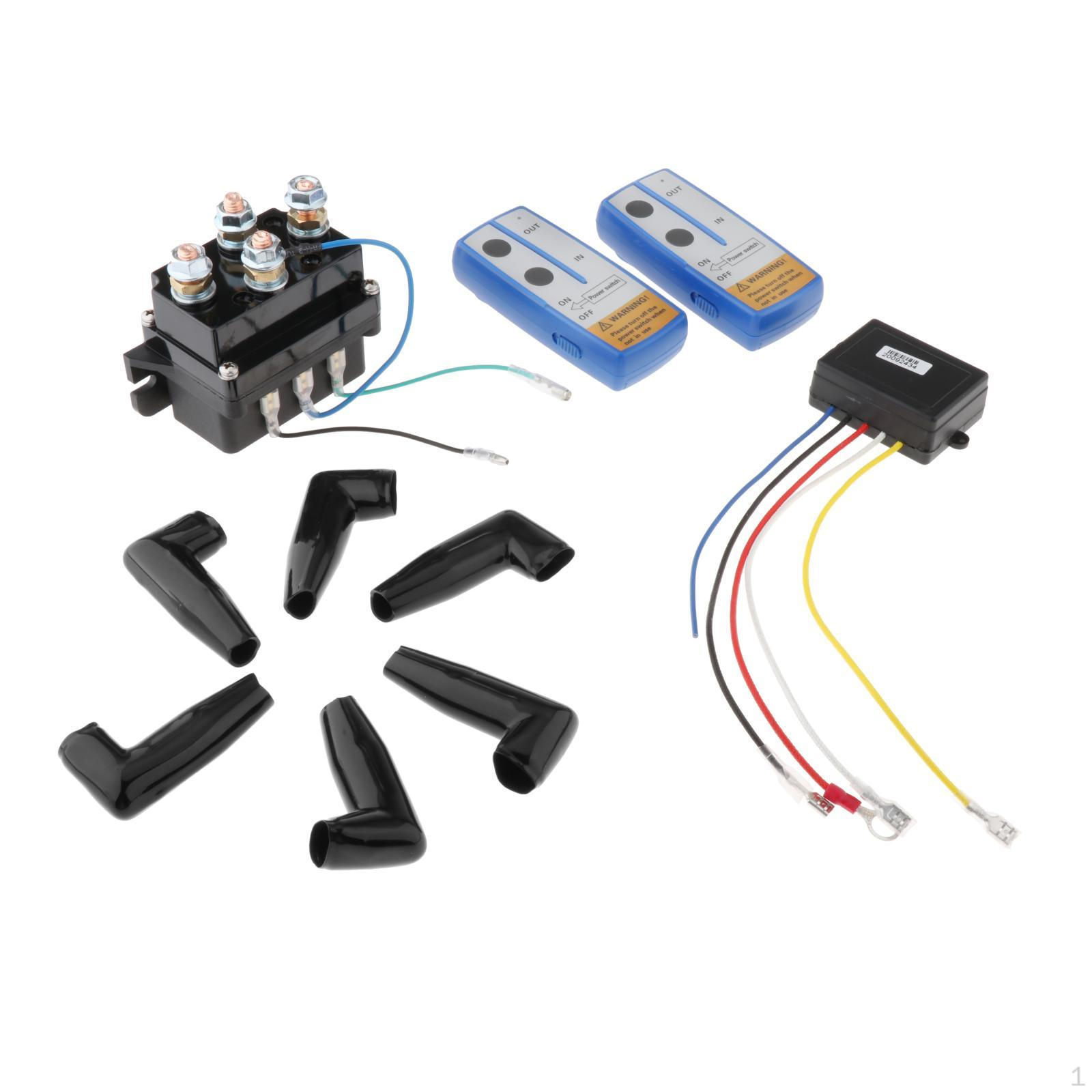 

Solenoid Winch Relay Switch Thumb W/ Remote Controls for UTV 4X4 Vehicles