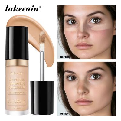 Correttore Liquido Waterproof Opaco Alta Copertura Controllo dell'Olio Copre Acne Occhiaie Fondotinta Modifica Viso Contouring Cosmetici