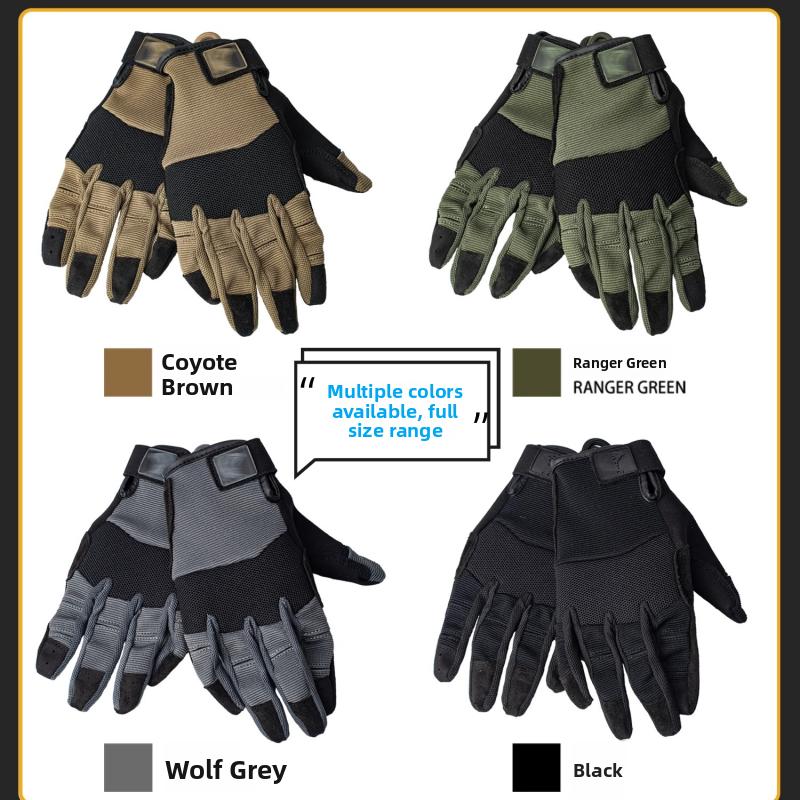Lightweight Breathable Outdoor Tactical Gloves Touchscreen Compatible Men's Summer Pig Hand Operation Gloves NK Outdoor