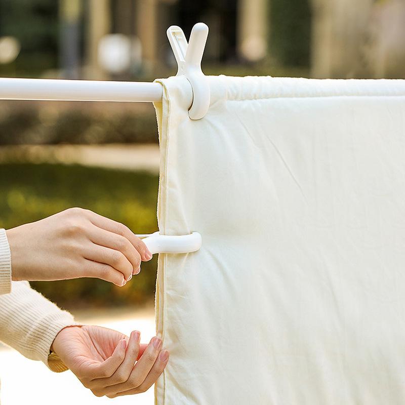 6/12/24PCS Windproof Clip For Hanging Quilts ,Anti-Slip Clothes Drying Hook, Quilt Clip Without Marks, Clothes Drying Fixator