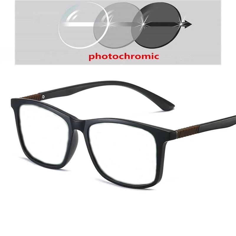 

0 -0.5 -0.75 -1.0 To -6.0 Square Miopia Polarized Sunglasses With Degree Vintage TR90 Driving Nearsighted Sun Glasses For Men Myopia -6.0