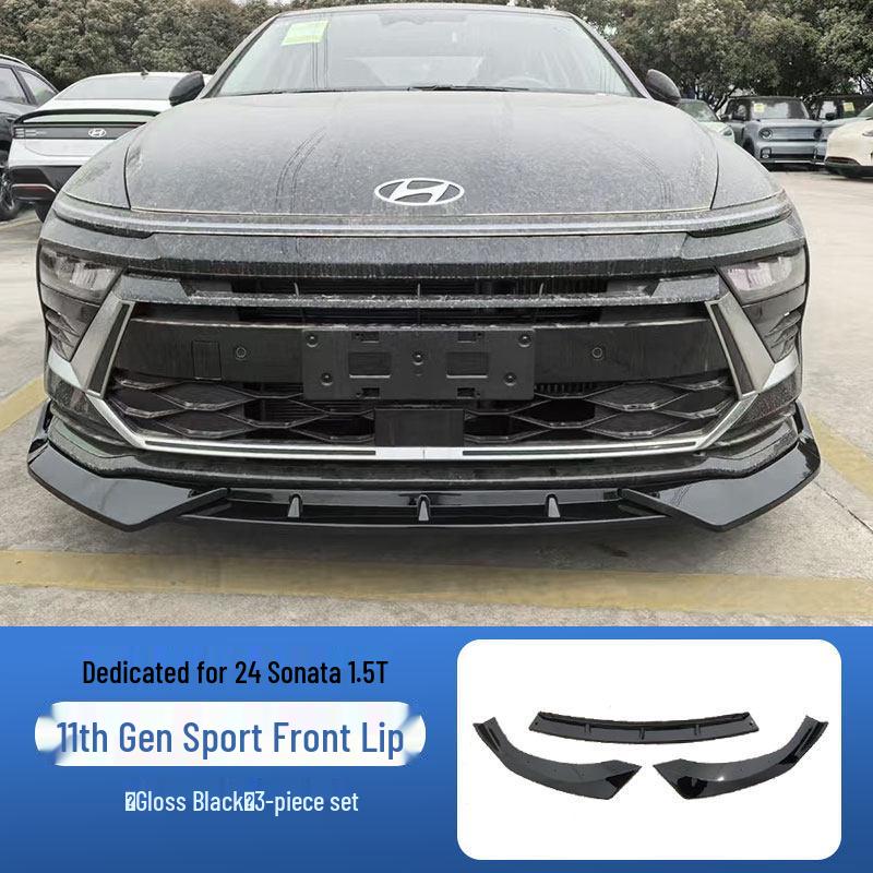 Hyundai Sonata 2024 Front Lip & Side Skirts Set - Anti-Collision Corner Bumpers