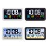 Large Screen Colorful Digital Clock With Touch Control Music Alarm Sound Reminder For Kids Room Living Room