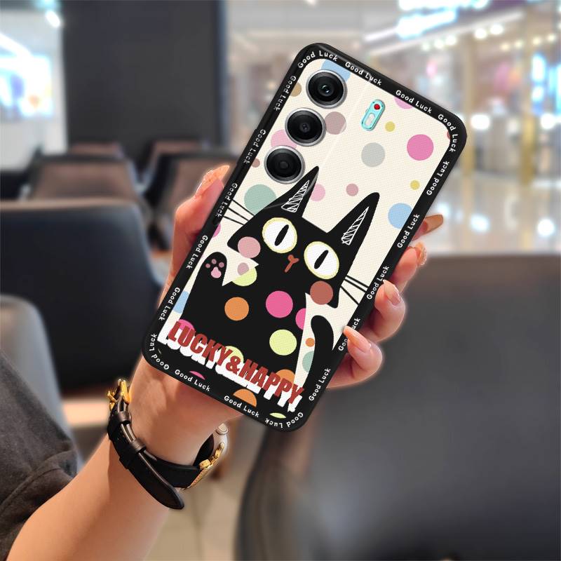 Silicone Dirt-resistant Phone Case For Tecno Camon40 Pro 5G/CM7 Back Cover Waterproof Cartoon Fashion Design Soft Case