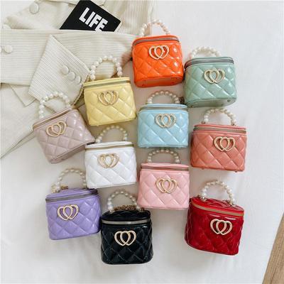 2025 Girls' Pearl Handbag: Fashionable Spring/Summer Jelly Makeup Bag