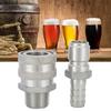 1/2in Female Thread Stainless Steel Quick Connector Adapter for Brewing Beer  Less Than Br More Than