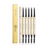 Little Gold Bar Ultra-Fine Double-Ended Triangular Eyebrow Pencil: Waterproof, Sweatproof, Long-Lasting, Non-Smudging, Natural-Looking.