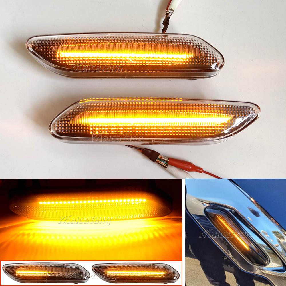Dla BMW MINI COOPER R60 R61 COUNTRYMAN PACEMAN Dynamiczne Migające LEDowe Lampki Boczne Kierunkowskazy Błyskacze Lampki Błotnika