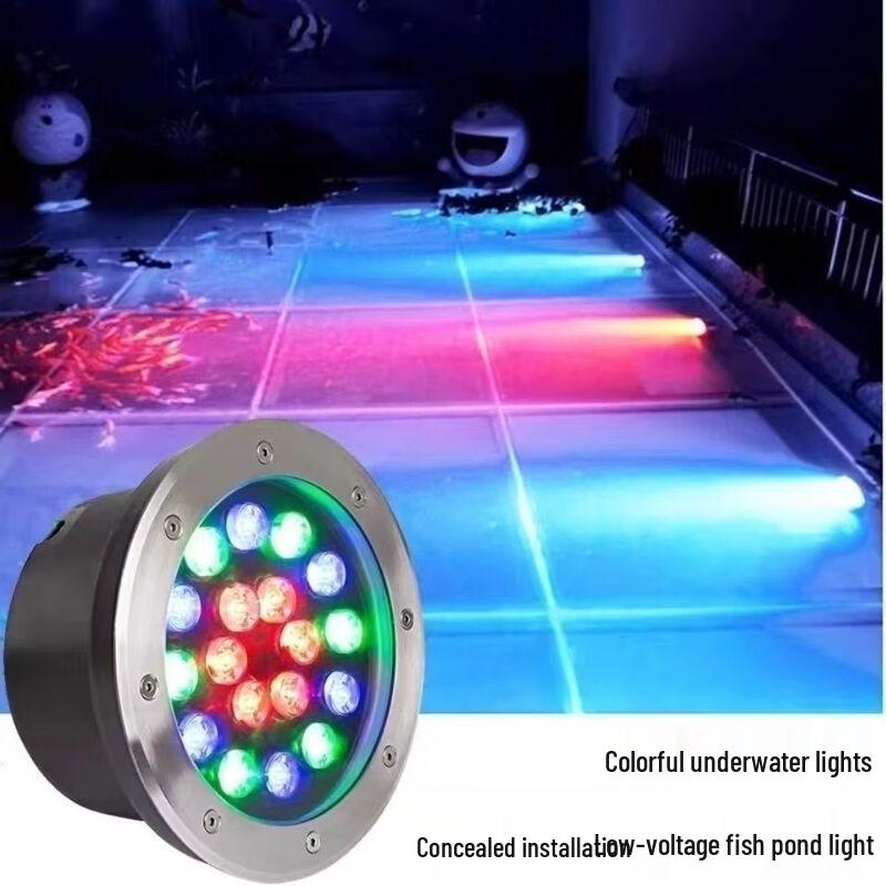 Mengpao Round LED Buried Step & Underwater Light